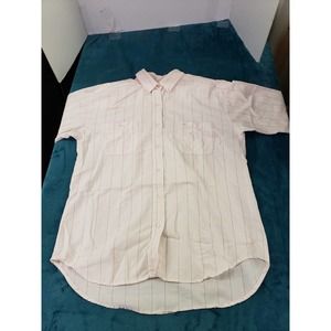 The Mad Shirter by Danfra Womens Pink Long Sleeved Button Up Shirt Top Sz Large